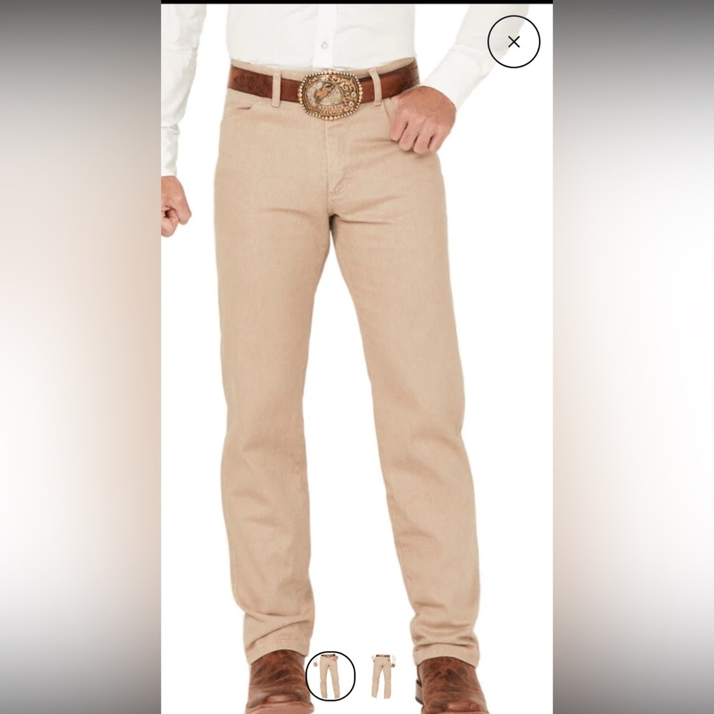 🤎👖 Wrangler Tan Bootcut Jeans | Classic Western Style | Timeless & Versatile ✨